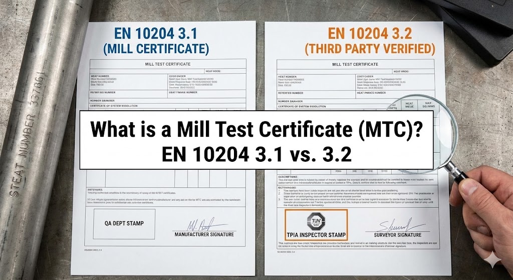 What is MTC? EN 10204 3.1 vs 3.2 Certificate Explained