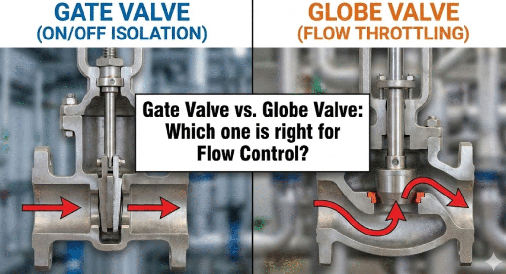 Gate Valve vs Globe valve
